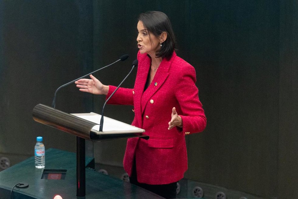 La portavoz del PSOE en el Ayuntamiento de Madrid, Reyes Maroto. Archivo.