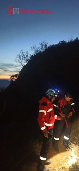 Imagen de las labores de búsqueda