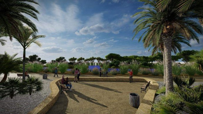 Archivo - Proyecto de renaturalización del Parque del Boticario de Almería.