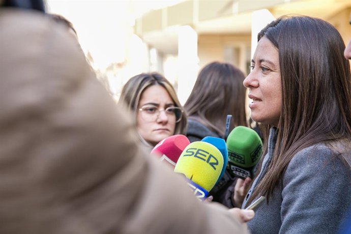 La consejera de Bienestar Social, Bárbara García Torijano, en la inauguración en Talavera de la Reina la remodelación de la residencia de mayores Virgen del Prado.