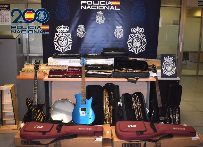 Detenido un jefe de almacén por robar más de 300 artículos musicales desde hace más de un lustro