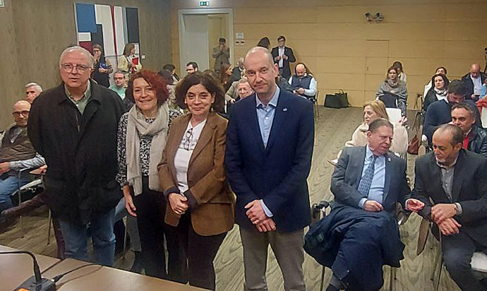 Concepción Saavedra, en el centro