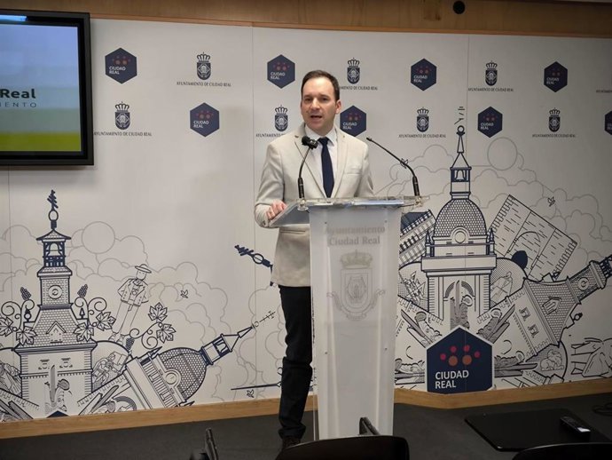 El portavoz del Ejecutivo municipal de Ciudad Real, Guillermo Arroyo.