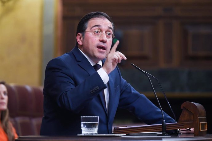 Archivo - El ministro de Asuntos Exteriores, Unión Europea y Cooperación, José Manuel Albares