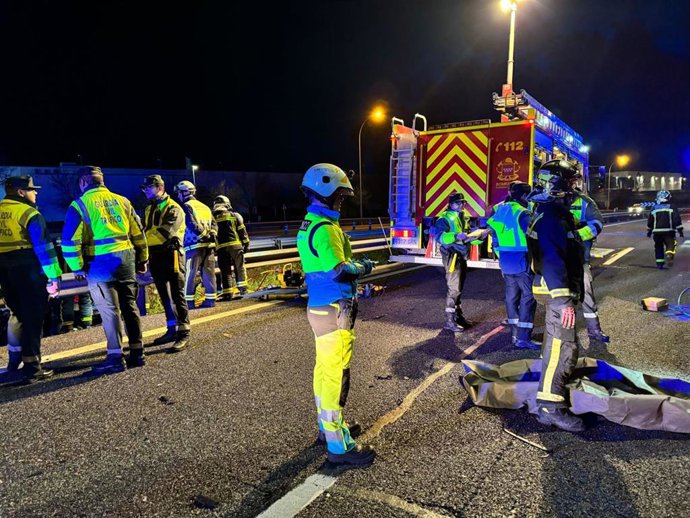 Tres muertos y tres heridos graves en un choque en la A-3 en Rivas Vaciamadrid