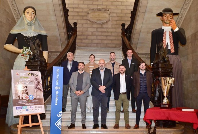 Presentación del trofeo Ciutat de Palma de fútbol sala.