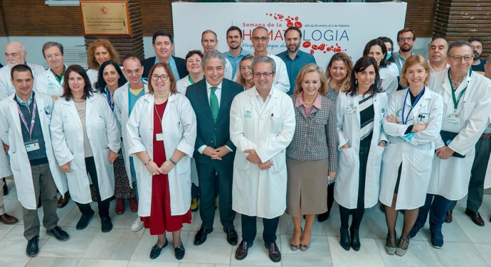 Profesionales del servicio de Hematología del Virgen del Rocío.
