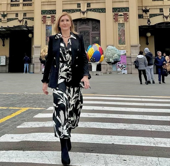 Pradas enfront de l'Estació del Nord de Valncia