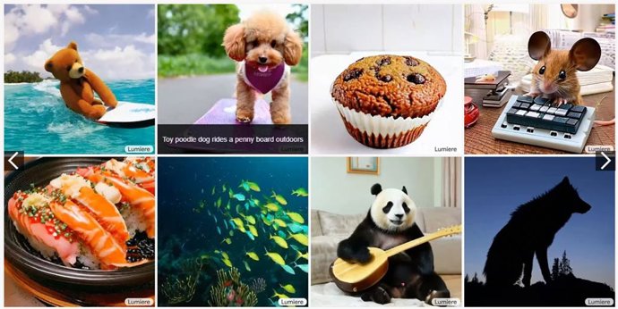 Modelo de IA generativa Lumier