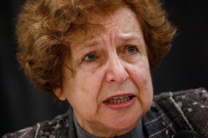 Archivo - La eurodiputada Tatjana Zdanoka tras una visita al mar Menor