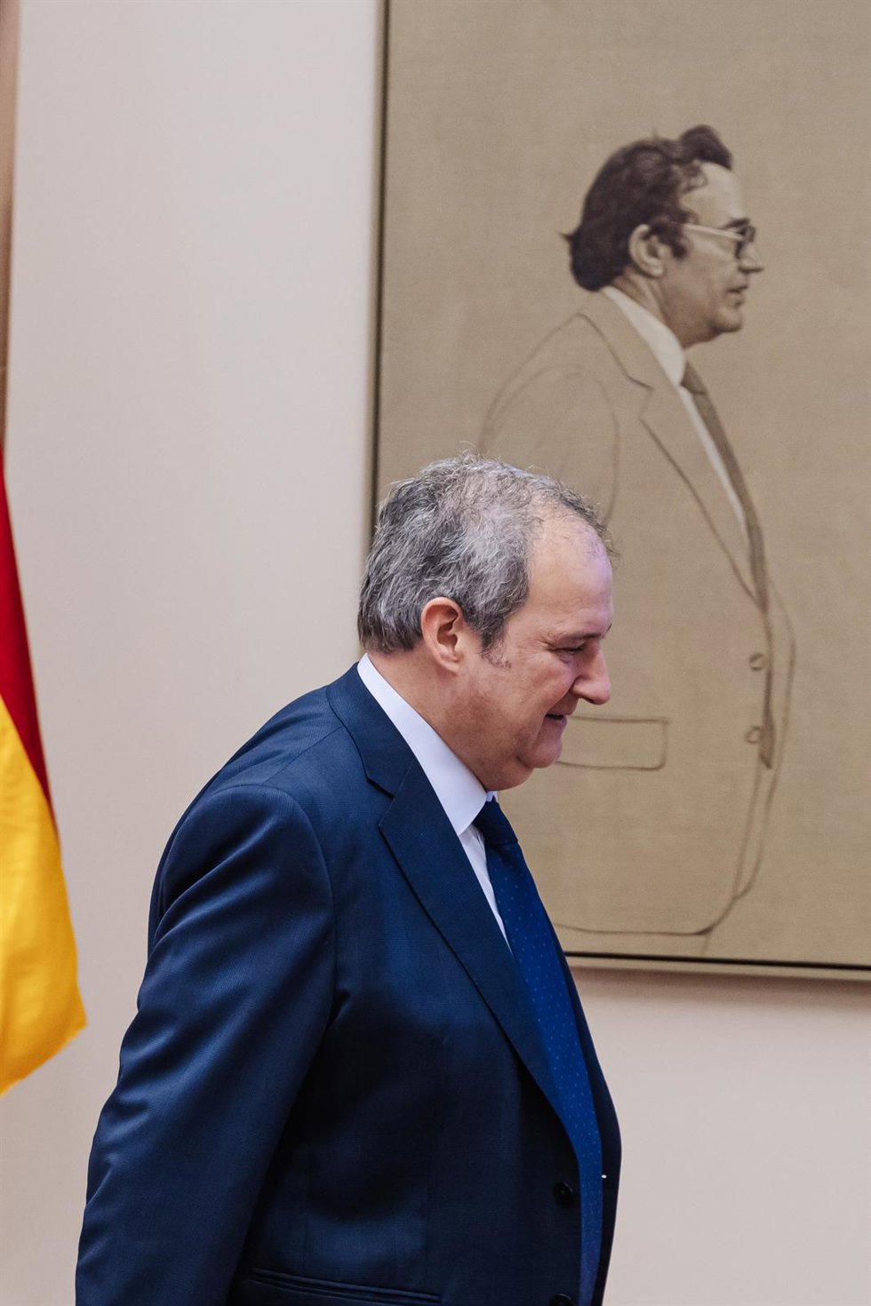 El ministro de Industria y Turismo, Jordi Hereu, llega a la Comisión de Industria y Turismo, en el Congreso de los Diputados, a 29 de enero de 2024, en Madrid (España). Durante la comisión, Hereu ha informado sobre las líneas generales de la política de