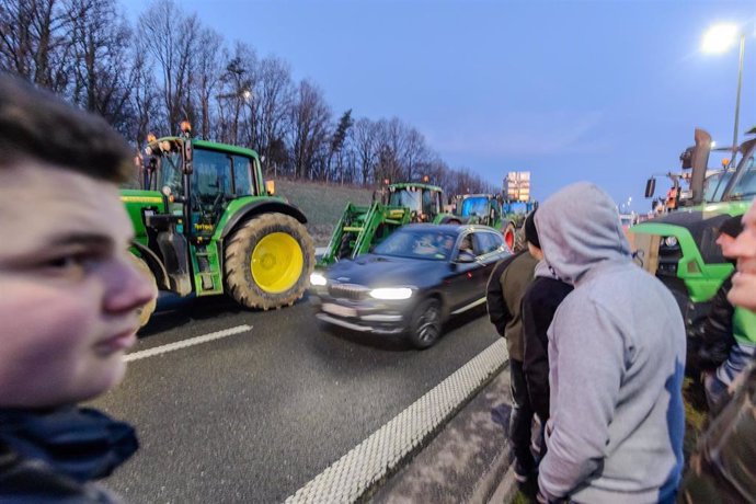Protesta de agricultores