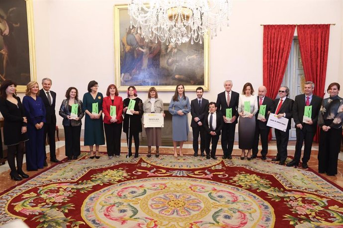 La Reina preside la entrega de los Premios Nacionales de Discapacidad Reina Letizia