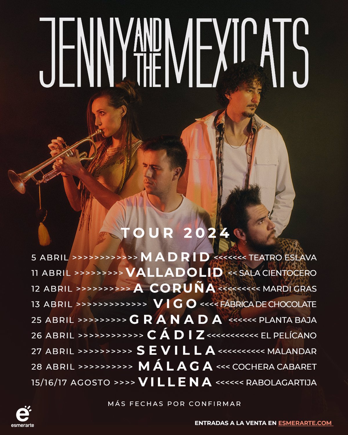 México. Jenny and The Mexicats arrancará su 'Gira Victoria 2024' el