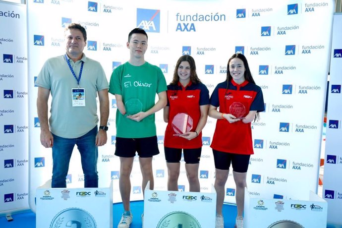 Anastasiya Dmytriv, Yasser del Bosque y Carlota Martínez, ganadores del Campeonato de España AXA de Promesas Paralímpicas de Natación