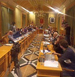 Pleno en el Ayuntamiento de Cuenca