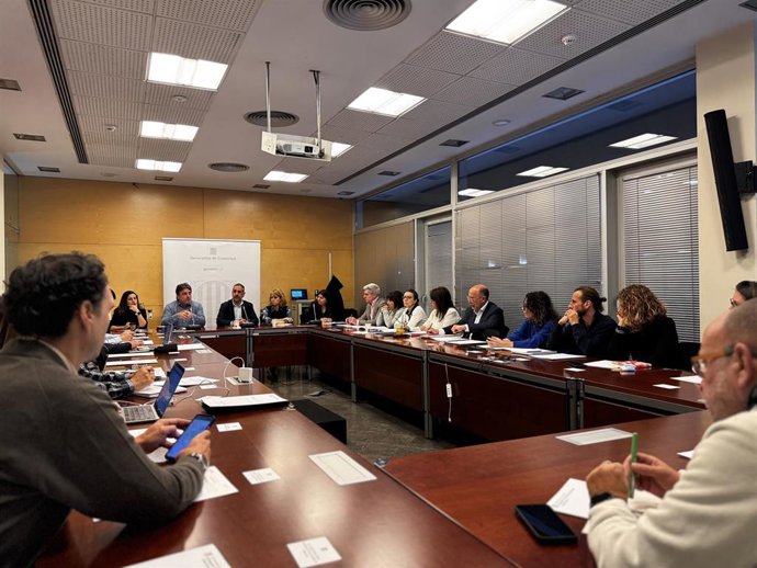 Imagen de la reunión de la comisión