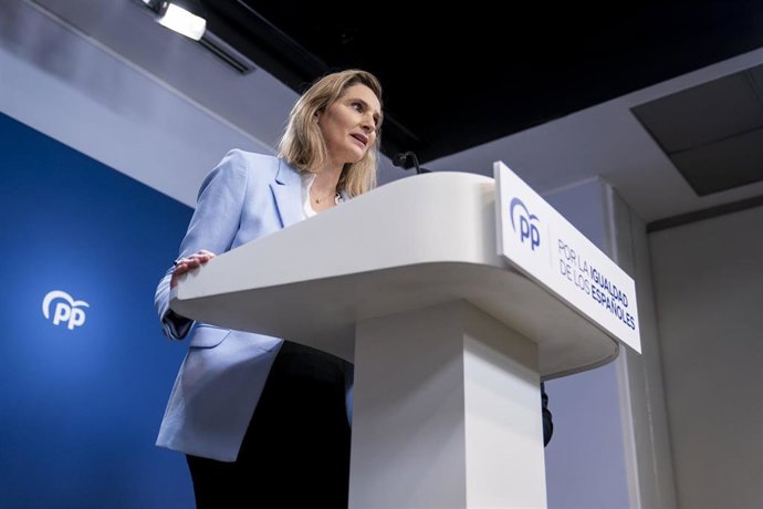 Archivo - La vicesecretaria de Desarrollo Sostenible del PP, Paloma Martín