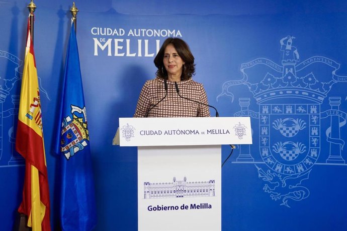 La vicepresidenta 2 de la Ciudad Autónoma y portavoz el Gobierno, Fadela Mohatar