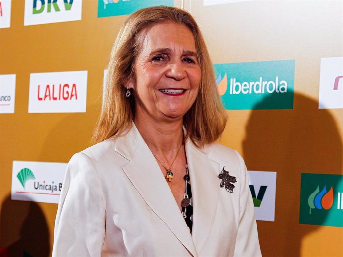 Elena de Borbon en la Gala de la Prensa Deportiva de Madrid