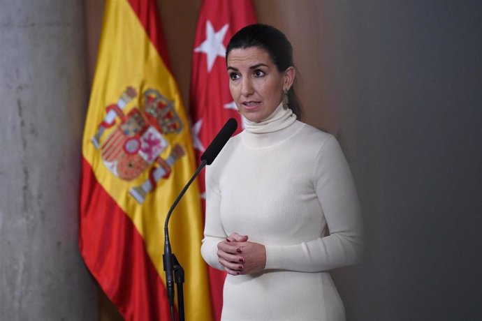 Archivo - La portavoz de VOX en la Asamblea de Madrid, Rocío Monasterio.