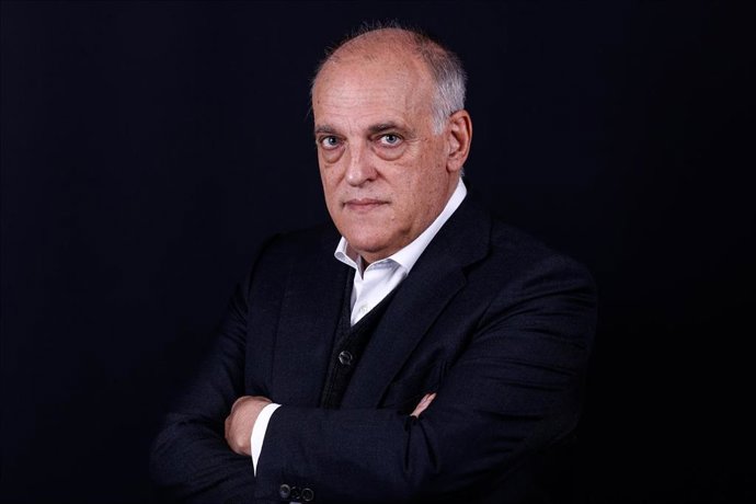 Archivo - El presidente de LaLiga, Javier Tebas, en un retrato para Europa Press. 