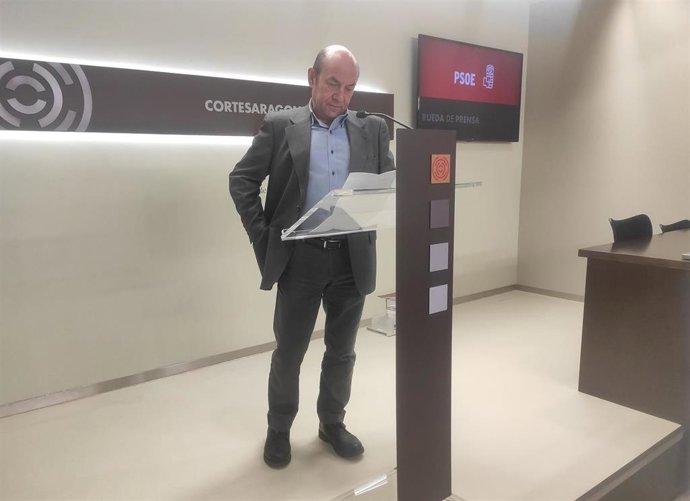 El diputado del PSOE en las Cortes de Aragón, Daniel Alastuey.