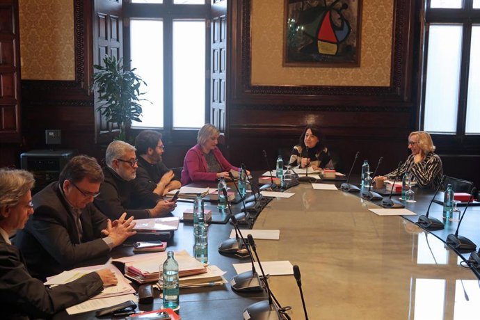 Reunió de la Mesa del Parlament