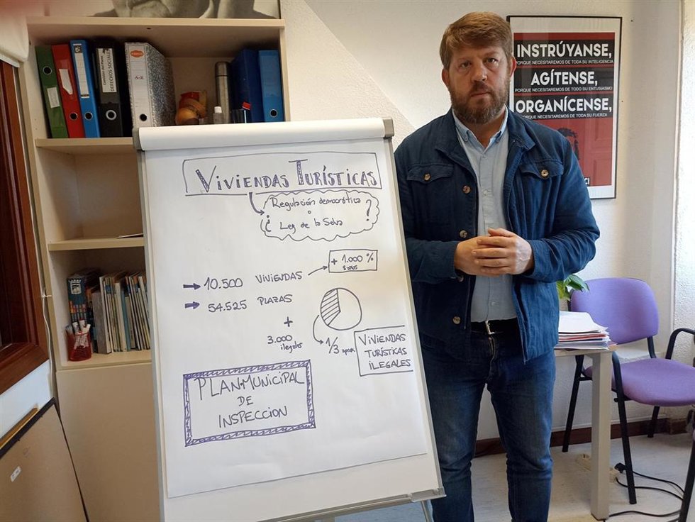 El viceportavoz de Con Málaga, Nicolás Sguiglia