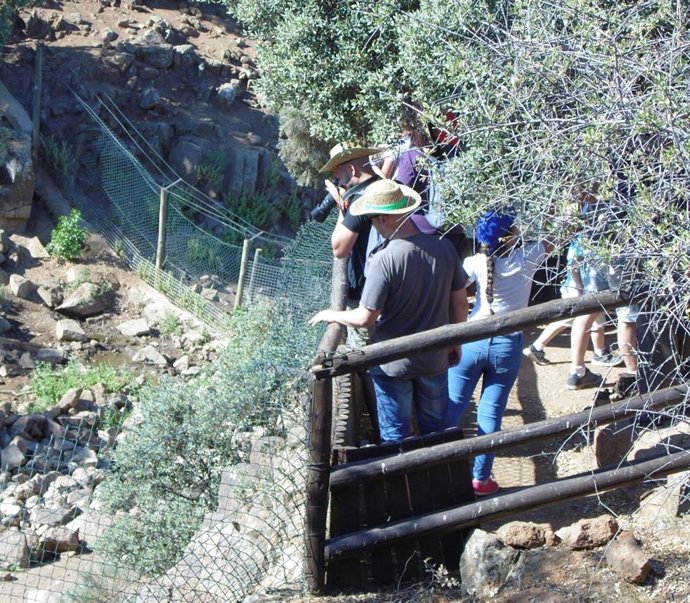 Visitantes en El Borril.