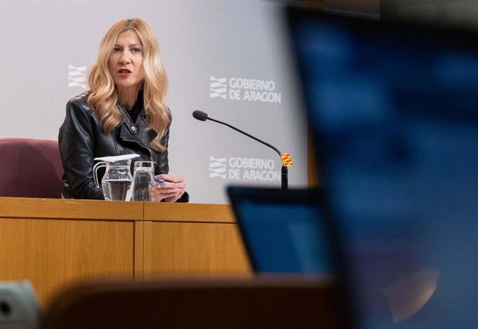 La vicepresidenta segunda y portavoz del Gobierno de Aragón, Mar Vaquero.