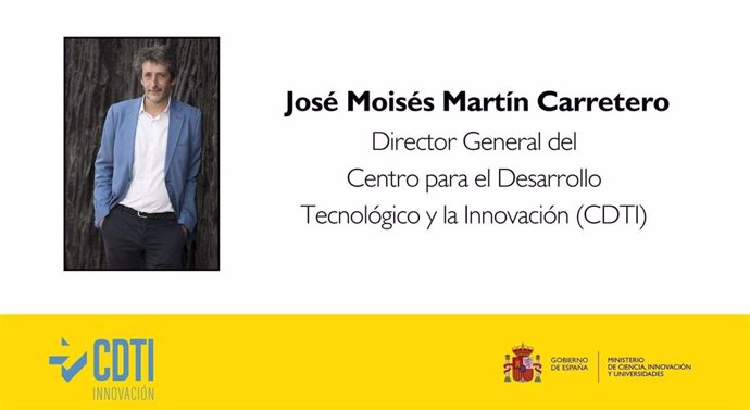 José Moisés Martín, nuevo director general del Centro para el Desarrollo Tecnológico y la Innovación