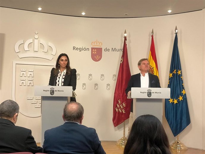 Rubira y Zapata, en la rueda de prensa