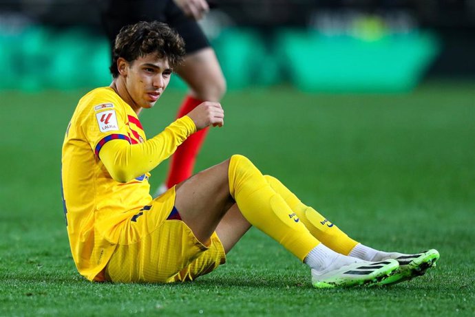 Archivo - Joao Felix of Barcelona gestures during the spanish league, La Liga EA Sports, football match played between Valencia CF and FC Barcelona at Mestalla stadium on December 16, 2023, in Valencia, Spain.