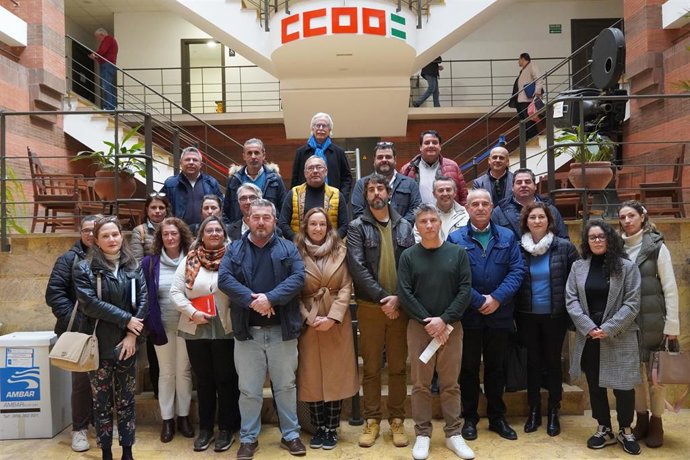 Representantes de CCOO, del comité del hospital del Aljarafe y de IU se unen para reclamar mejor financiación