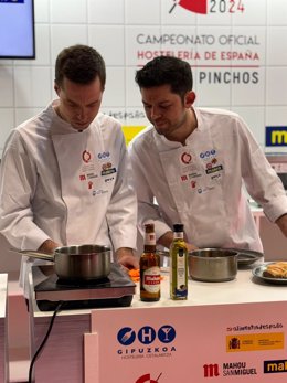 El restaurante donostiarra Muxumartin, finalista del Campeonato de Tapas y Pintxos de España