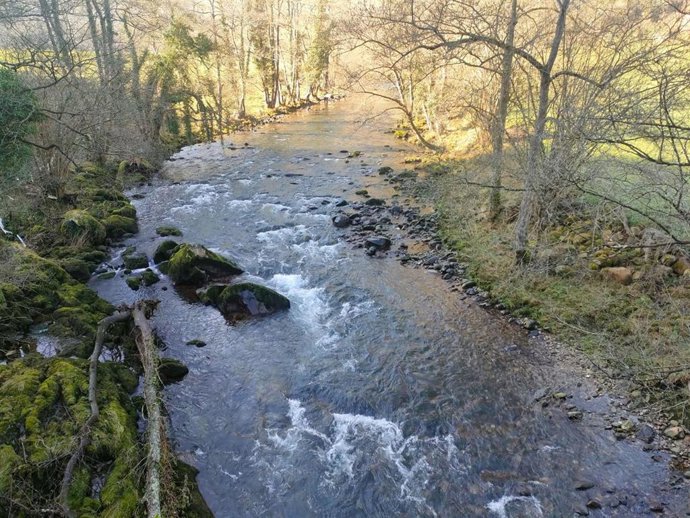 Río Trubia en Asturias.