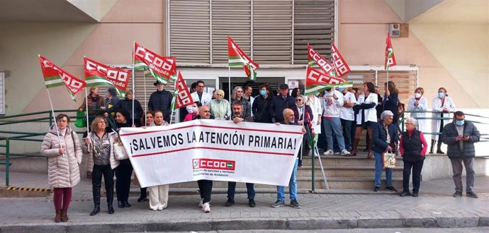 Concentración de CCOO por la Atención Primaria