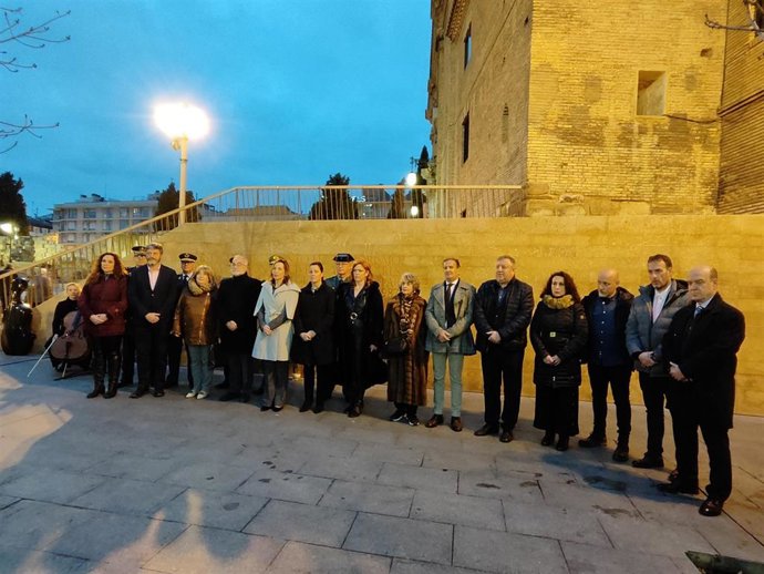 Homenaje a las víctimas del atentado terrorista en la iglesia San Juan de Panetes