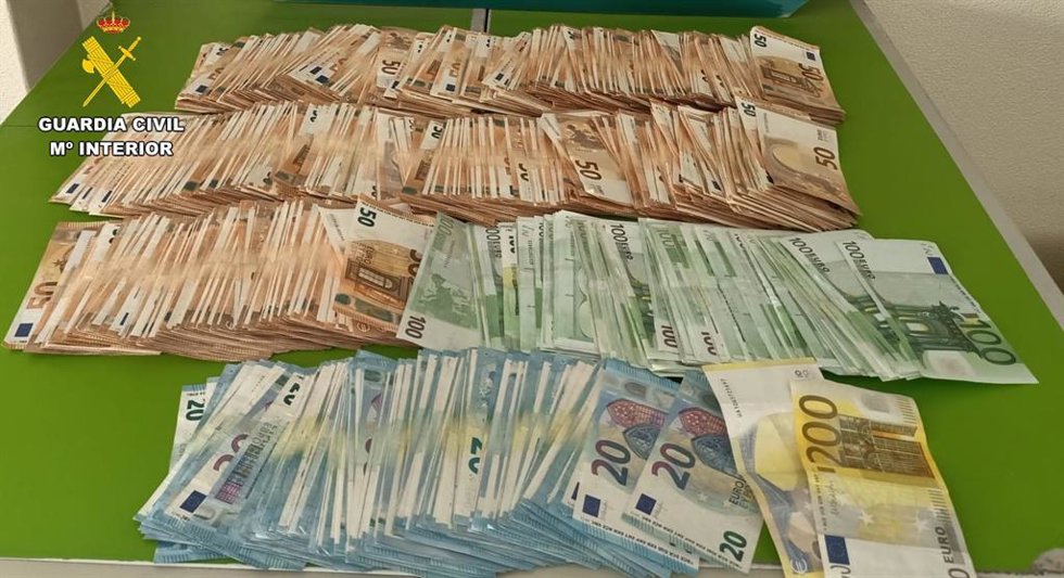 Dinero incautado
