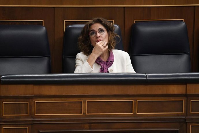 La vicepresidenta primera del Gobierno y ministra de Hacienda, María Jesús Montero