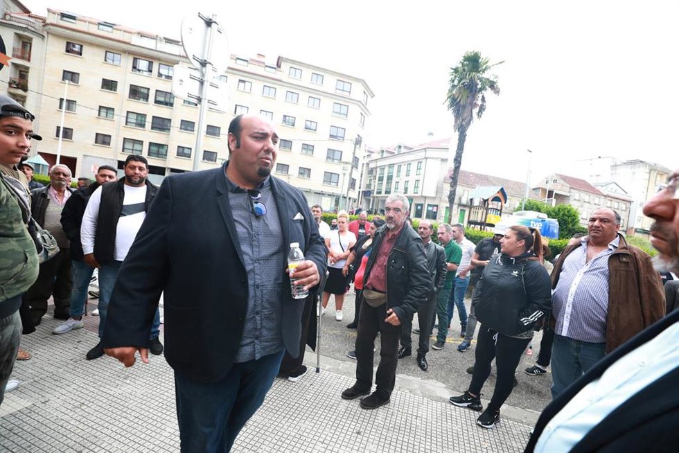 Archivo - Sinaí Giménez a las puertas del juzgado de Pontevedra, en 2019.