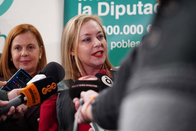 La vicepresidenta primera de la Diputació de Valencia, Natlia Enguix, en una imatge d'arxiu. 