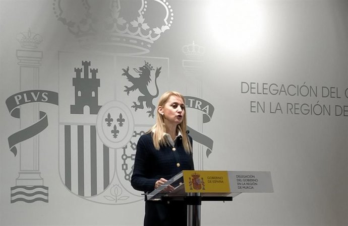 La delegada del Gobierno en la Región de Murcia, Mariola Guevara
