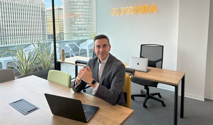 Archivo - El vicepresidente regional de Cloudera para España y Portugal, Juan Carlos Sánchez de la Fuente