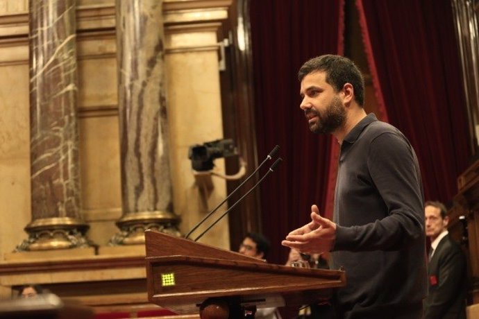 Archivo - El diputat d'ERC i membre de la Mesa del Parlament, Ruben Wagensberg