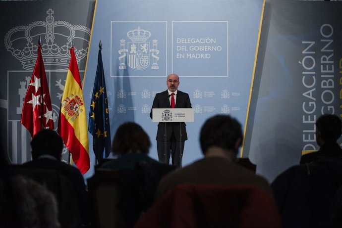 Archivo - El delegado del Gobierno en la Comunidad de Madrid, Francisco Martin