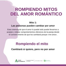 Imagen de la campaña 'Rompiendo mitos del amor romántico'.