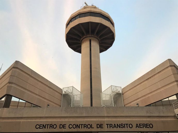 Centro de Control de Enaire en Baleares en el aeropuerto de Palma.