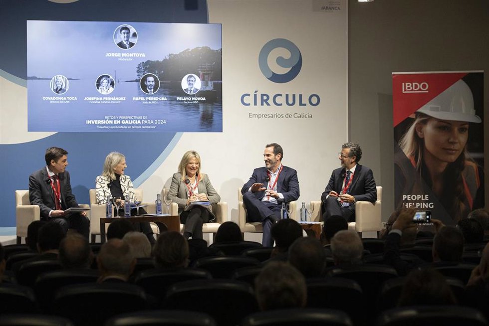 Presentación del informe de 'Retos y perspectivas de inversión en Galicia para 2024', elaborado por BDO